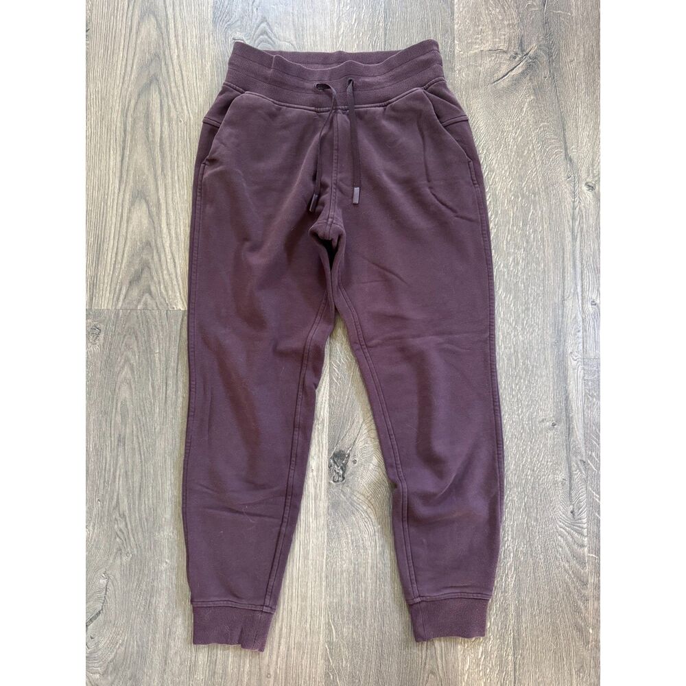 Lululemon Scuba High-Rise Jogger 7/8 Length Pants Smokey Red - Sweatpants Size 4